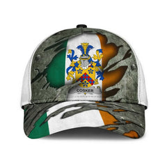 Clan Cosker Coat Of Arms - Irish Family Crest Classic Cap GW40 Cosker Coat Of Arms Irish Cap   