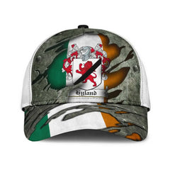 Clan Hyland Coat Of Arms - Irish Family Crest Classic Cap JJ65 Hyland Coat Of Arms Irish Cap   