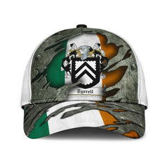 Clan Tyrrell Coat Of Arms - Irish Family Crest Classic Cap MW63 Tyrrell Coat Of Arms Irish Cap   