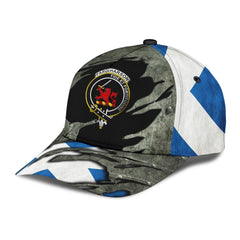 Clan Farquharson Modern Tartan Crest Classic Cap ED86 Farquharson Modern Tartan Tartan Cap   