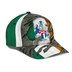 Clan Nevill Coat Of Arms - Irish Family Crest Classic Cap JZ65 Nevill Coat Of Arms Irish Cap   