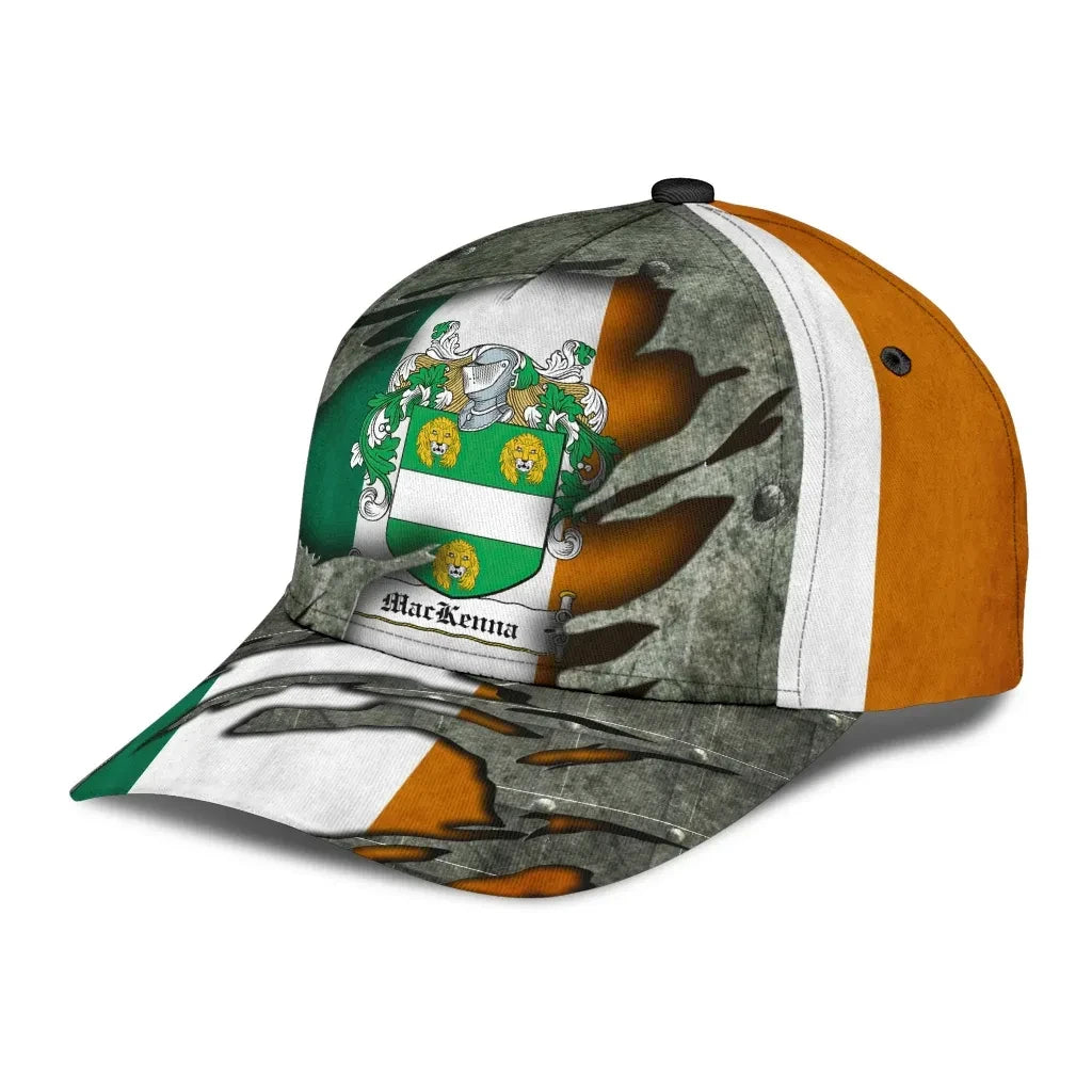Clan Mackenna Coat Of Arms - Irish Family Crest Classic Cap KO53 Mackenna Coat Of Arms Irish Cap   