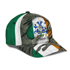Clan Dolan Coat Of Arms - Irish Family Crest Classic Cap OG42 Dolan Coat Of Arms Irish Cap   