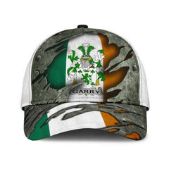 Clan Garry Coat Of Arms - Irish Family Crest Classic Cap TV93 Garry Coat Of Arms Irish Cap   