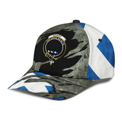 Clan Hannay Tartan Crest Classic Cap RD93 Hannay Tartan Tartan Cap   