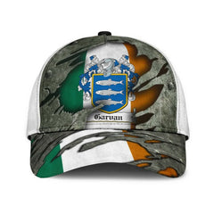 Clan Garvan Coat Of Arms - Irish Family Crest Classic Cap FV83 Garvan Coat Of Arms Irish Cap   