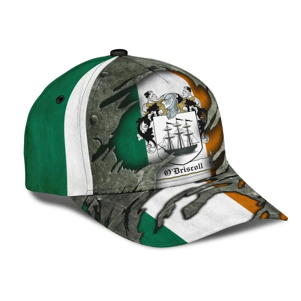 Clan Odriscoll Coat Of Arms - Irish Family Crest Classic Cap YV20 Odriscoll Coat Of Arms Irish Cap   