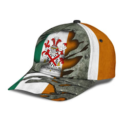 Clan Mcmoresh Coat Of Arms - Irish Family Crest Classic Cap JB44 Mcmoresh Coat Of Arms Irish Cap   