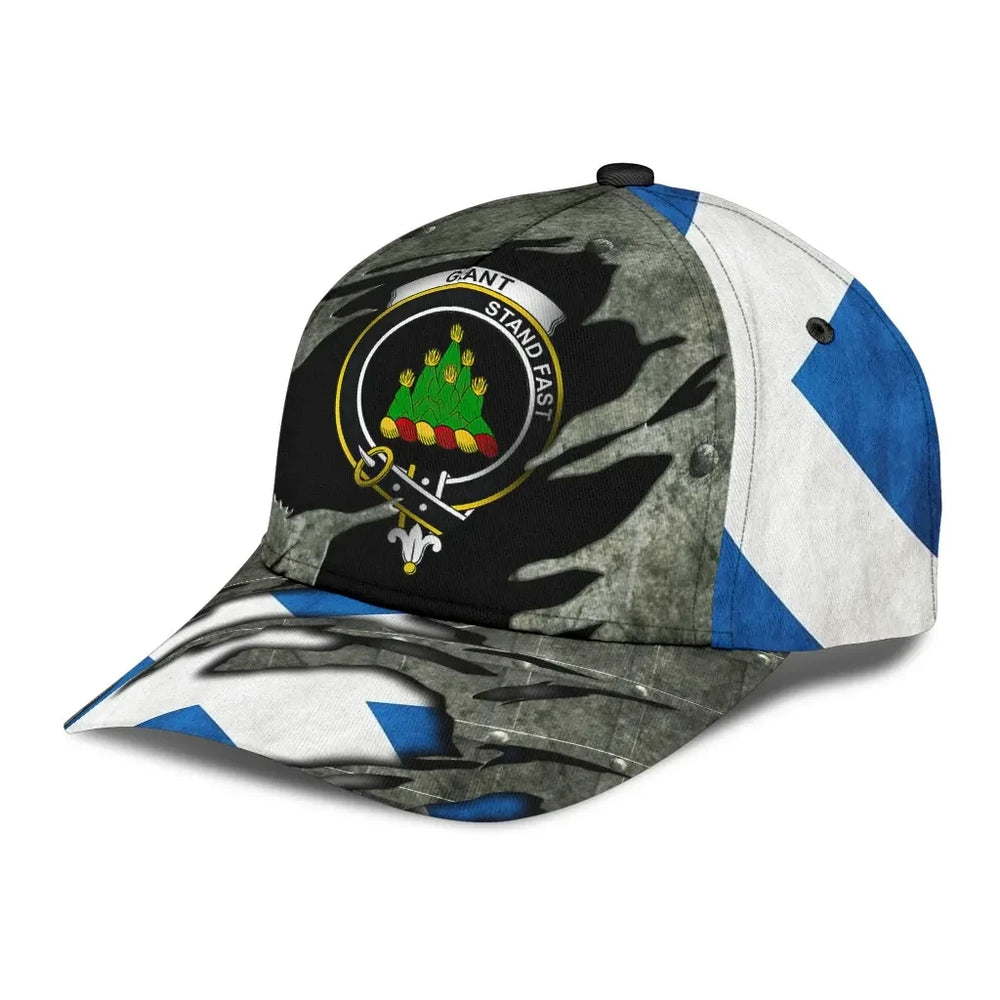 Clan Grant Crest Tartan Classic Cap KI88 Grant Tartan Tartan Cap   