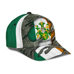 Clan Shane Coat Of Arms - Irish Family Crest Classic Cap IC36 Shane Coat Of Arms Irish Cap   