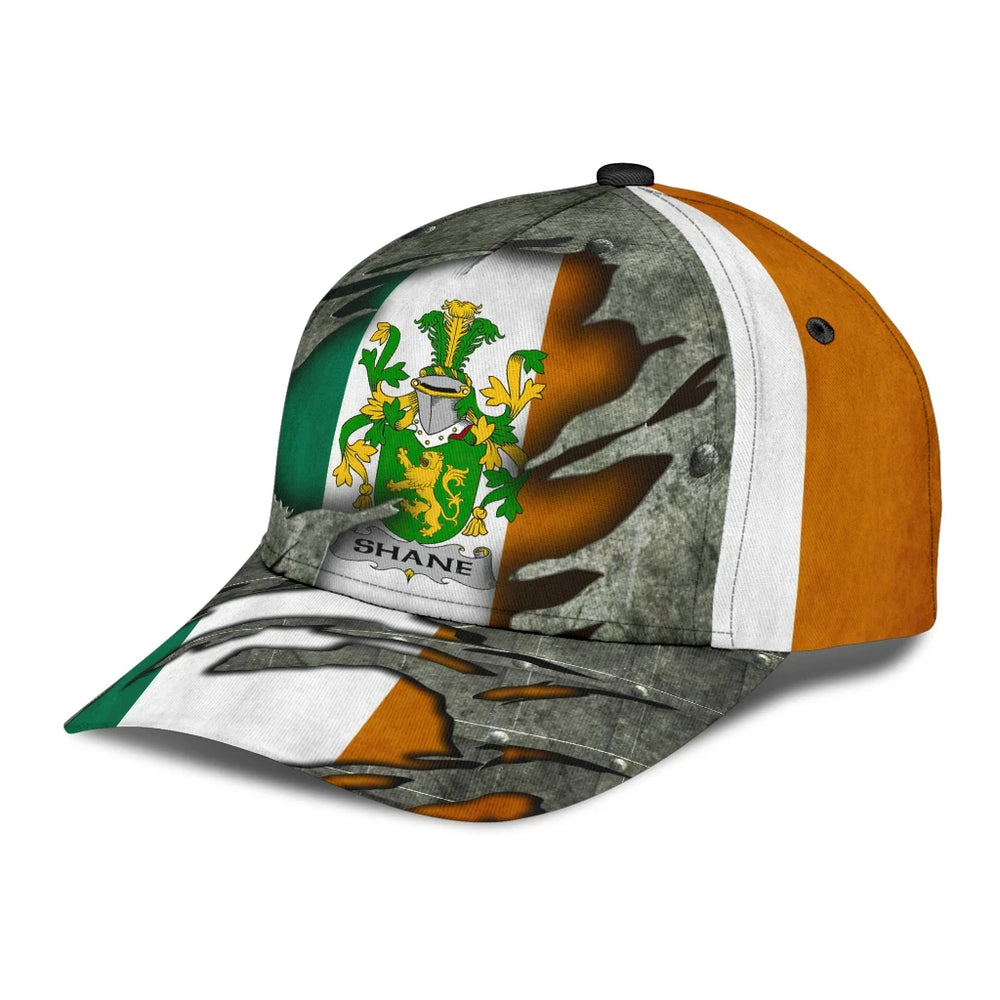 Clan Shane Coat Of Arms - Irish Family Crest Classic Cap IC36 Shane Coat Of Arms Irish Cap   