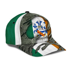 Clan Mclaeghis Coat Of Arms - Irish Family Crest Classic Cap EJ58 Mclaeghis Coat Of Arms Irish Cap   