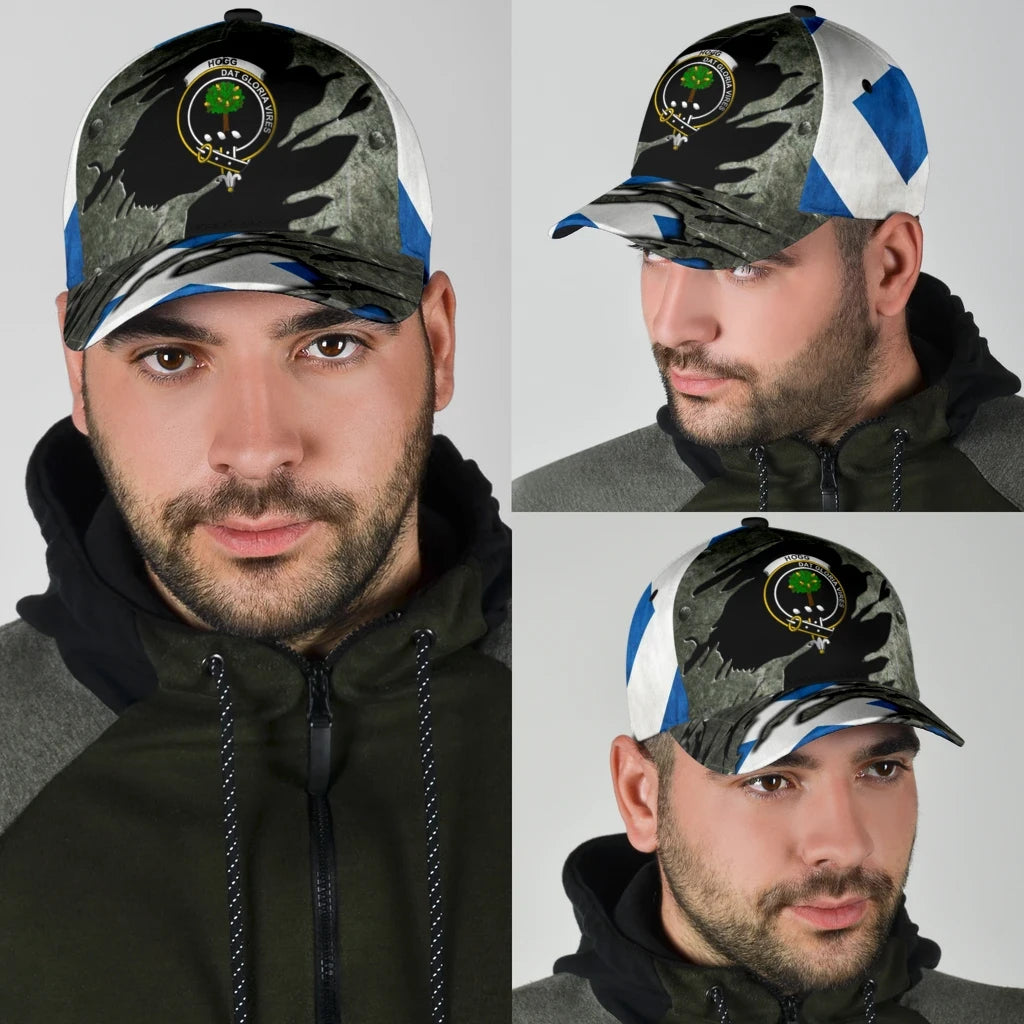 Clan Hogg (or Hog) Tartan Crest Classic Cap LG21 Hogg (or Hog) Tartan Tartan Cap   