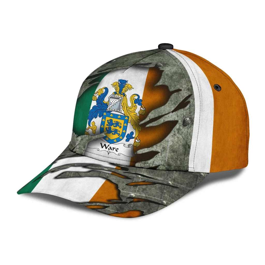 Clan Ware Coat Of Arms - Irish Family Crest Classic Cap TI84 Ware Coat Of Arms Irish Cap   