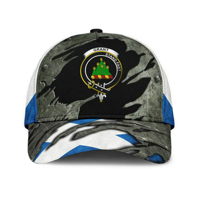 Clan Grant Tartan Crest Classic Cap NT25