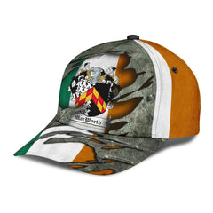 Clan Macworth Coat Of Arms - Irish Family Crest Classic Cap JX42 Macworth Coat Of Arms Irish Cap   