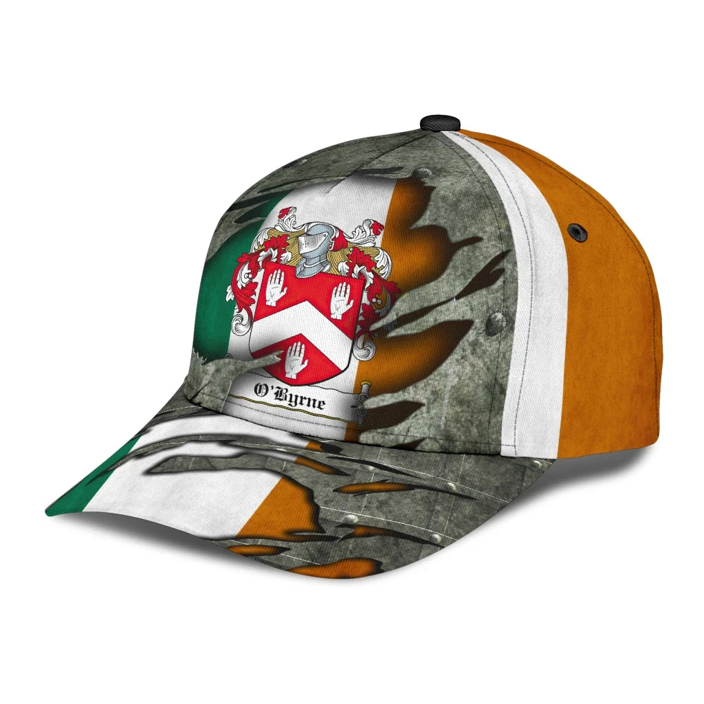 Clan Obyrne Coat Of Arms - Irish Family Crest Classic Cap ZT16 Obyrne Coat Of Arms Irish Cap   