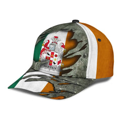 Clan Hartily Coat Of Arms - Irish Family Crest Classic Cap MT79 Hartily Coat Of Arms Irish Cap   