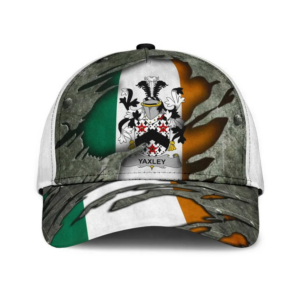 Clan Yaxley Coat Of Arms - Irish Family Crest Classic Cap IX46 Yaxley Coat Of Arms Irish Cap   