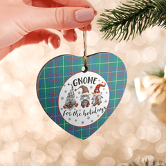 Clan Inglis Ancient Tartan Tartan Crest Gnome Heart Ceramic Ornament NO92 Inglis Ancient Tartan Tartan Christmas   