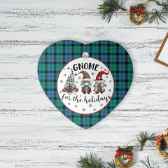 Clan Campbell of Cawdor Ancient Tartan Tartan Crest Gnome Heart Ceramic Ornament CN87 Campbell of Cawdor Ancient Tartan Tartan Christmas   
