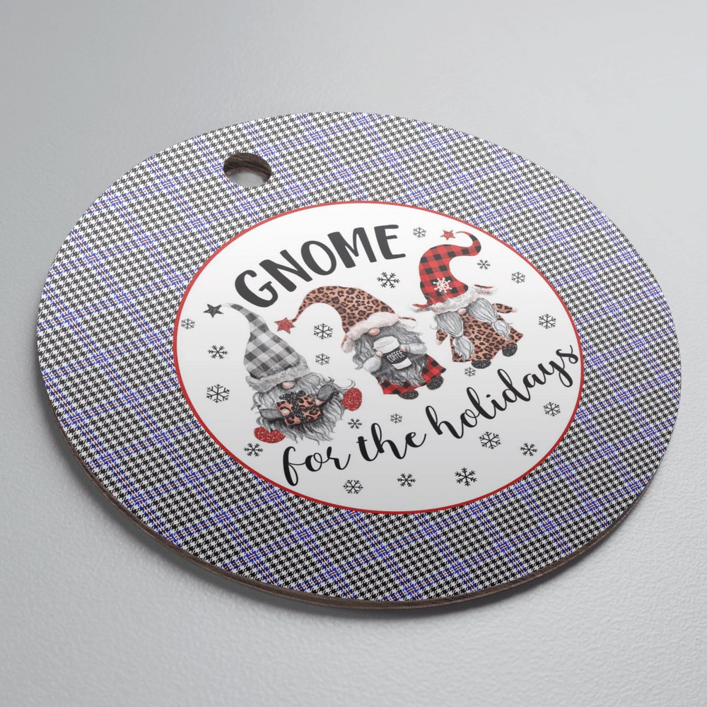 Clan Sir Walter Scott Tartan Tartan Crest Gnome Round Ceramic Ornament ED37 Sir Walter Scott Tartan Tartan Christmas   