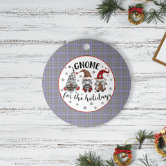 Clan Sir Walter Scott Tartan Tartan Crest Gnome Round Ceramic Ornament ED37 Sir Walter Scott Tartan Tartan Christmas   
