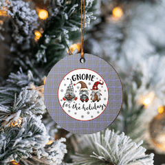 Clan Sir Walter Scott Tartan Tartan Crest Gnome Round Ceramic Ornament ED37 Sir Walter Scott Tartan Tartan Christmas   