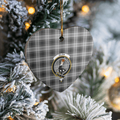 Clan Glen Tartan Crest Heart Ceramic Ornament HH10 Glen Tartan Tartan Christmas   