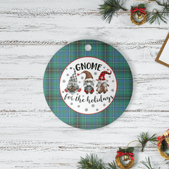 Clan MacInnes Ancient Tartan Tartan Crest Gnome Round Ceramic Ornament TB48 MacInnes Ancient Tartan Tartan Christmas   