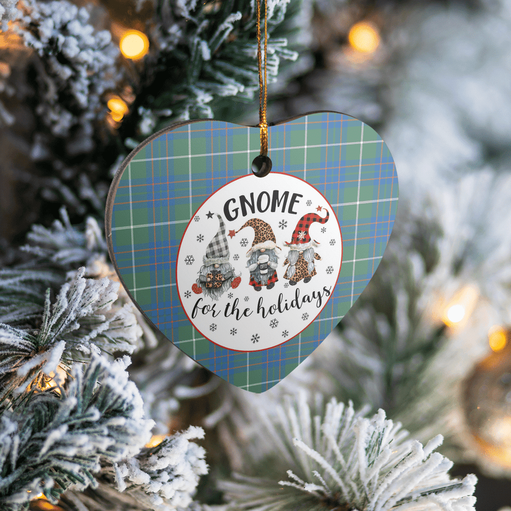 Clan MacIntyre Hunting Ancient Tartan Tartan Crest Gnome Heart Ceramic Ornament XK18 MacIntyre Hunting Ancient Tartan Tartan Christmas   