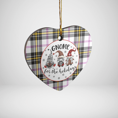 Clan MacPherson Dress Modern Tartan Tartan Crest Gnome Heart Ceramic Ornament VR52 MacPherson Dress Modern Tartan Tartan Christmas   