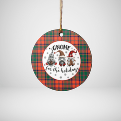 Clan Stewart of Appin Ancient Tartan Tartan Crest Gnome Round Ceramic Ornament AZ44 Stewart of Appin Ancient Tartan Tartan Christmas   