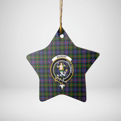 Clan Murray of Atholl Modern Tartan Crest Star Ceramic Ornament VZ98 Murray of Atholl Modern Tartan Tartan Christmas   