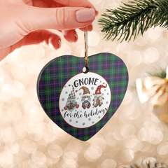 Clan Campbell of Cawdor Modern Tartan Tartan Crest Gnome Heart Ceramic Ornament WM86 Campbell of Cawdor Modern Tartan Tartan Christmas   