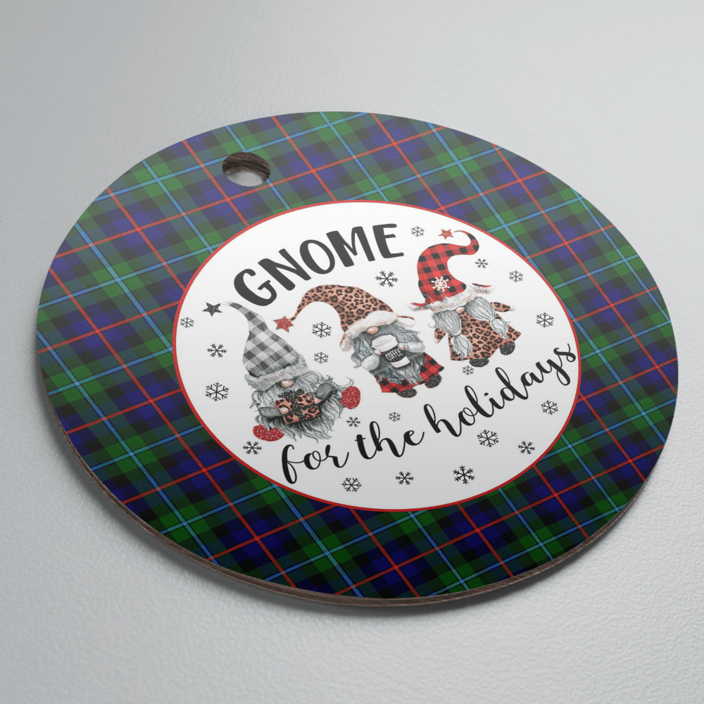 Clan Campbell of Cawdor Modern Tartan Tartan Crest Gnome Round Ceramic Ornament AU82 Campbell of Cawdor Modern Tartan Tartan Christmas   