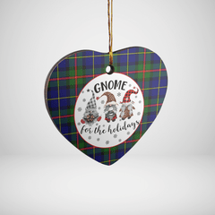 Clan MacLeod of Harris Modern Tartan Tartan Crest Gnome Heart Ceramic Ornament MU66 MacLeod of Harris Modern Tartan Tartan Christmas   