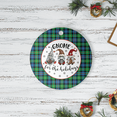 Clan Murray of Atholl Ancient Tartan Tartan Crest Gnome Round Ceramic Ornament PM16 Murray of Atholl Ancient Tartan Tartan Christmas   