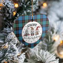 Clan Guthrie Ancient Tartan Tartan Crest Gnome Heart Ceramic Ornament TO12 Guthrie Ancient Tartan Tartan Christmas   