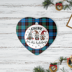 Clan Guthrie Ancient Tartan Tartan Crest Gnome Heart Ceramic Ornament TO12 Guthrie Ancient Tartan Tartan Christmas   