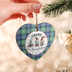 Clan Sutherland Old Ancient Tartan Tartan Crest Gnome Heart Ceramic Ornament ES19 Sutherland Old Ancient Tartan Tartan Christmas   