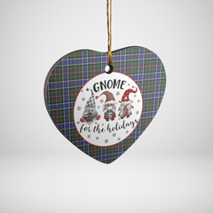 Clan Ogilvie Hunting Modern Tartan Tartan Crest Gnome Heart Ceramic Ornament LD22 Ogilvie Hunting Modern Tartan Tartan Christmas   