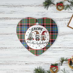 Clan Stirling (of Keir) Tartan Tartan Crest Gnome Heart Ceramic Ornament XX52 Stirling (of Keir) Tartan Tartan Christmas   