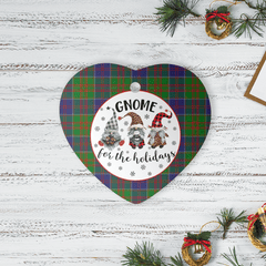 Clan Stewart of Appin Hunting Modern Tartan Tartan Crest Gnome Heart Ceramic Ornament LO99 Stewart of Appin Hunting Modern Tartan Tartan Christmas   