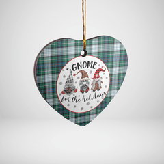 Clan MacKenzie Dress Ancient Tartan Tartan Crest Gnome Heart Ceramic Ornament DJ34 MacKenzie Dress Ancient Tartan Tartan Christmas   