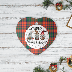Clan Stewart of Appin Ancient Tartan Tartan Crest Gnome Heart Ceramic Ornament PF43 Stewart of Appin Ancient Tartan Tartan Christmas   
