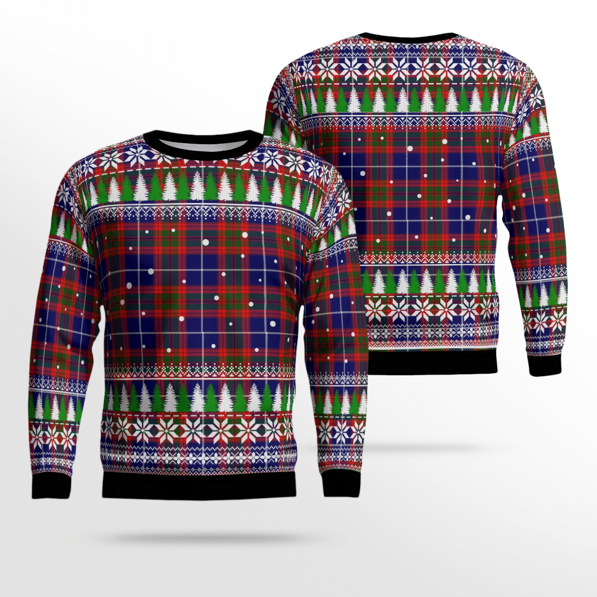 Clan Edinburgh District Tartan Christmas Ugly Sweater KI64 Edinburgh District Tartan Tartan Ugly Sweater   
