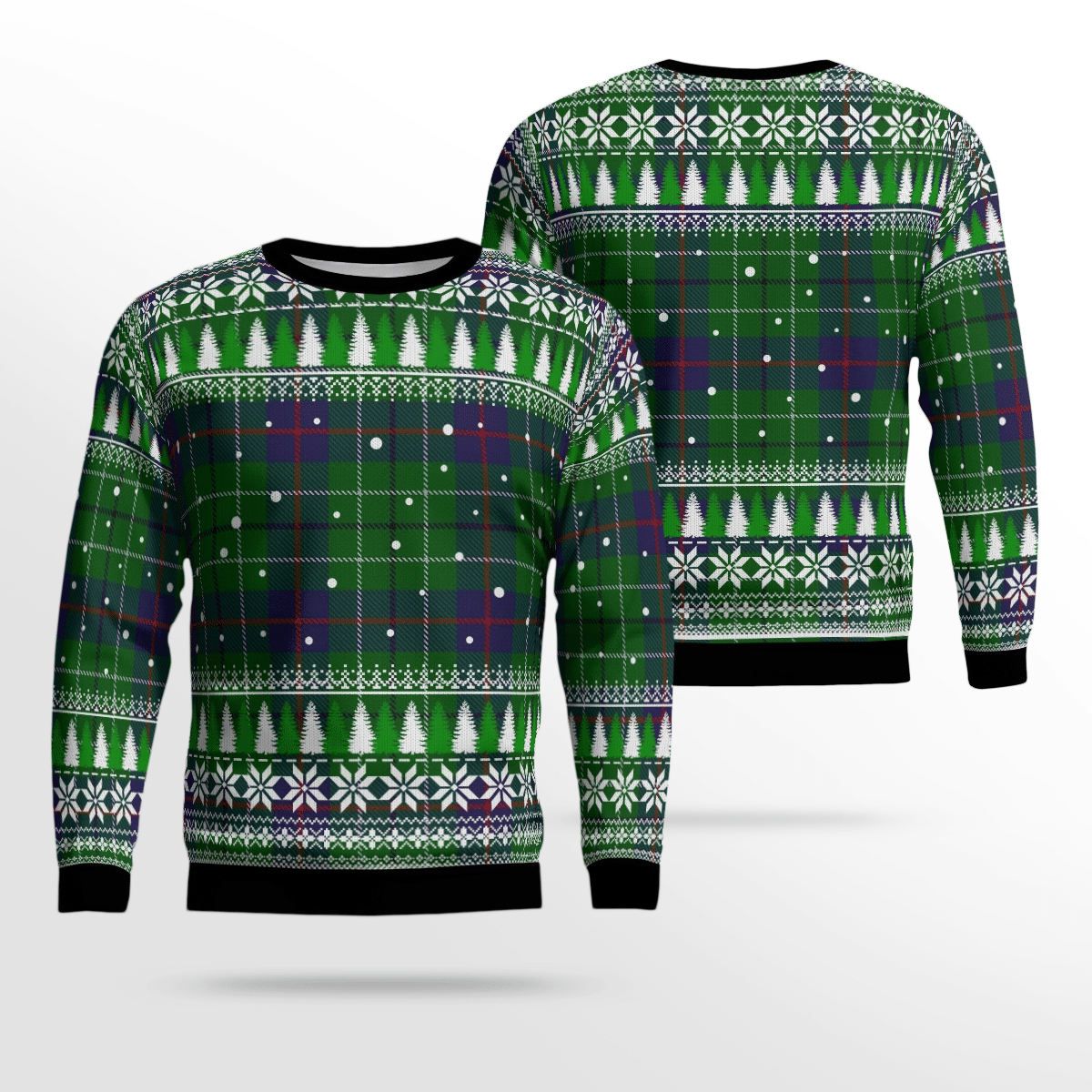 Clan Duncan Modern Tartan Christmas Ugly Sweater HK46 Duncan Modern Tartan Tartan Ugly Sweater   