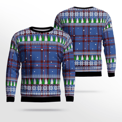 Clan Elliot Modern Tartan Christmas Ugly Sweater IF33 Elliot Modern Tartan Tartan Ugly Sweater   