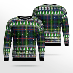 Clan Farquharson Modern Tartan Christmas Ugly Sweater RR67 Farquharson Modern Tartan Tartan Ugly Sweater   